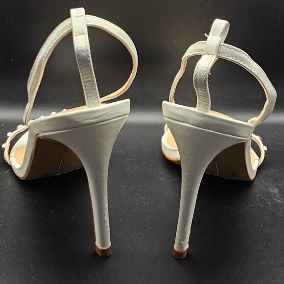 Vince Camuto Cream Studded High-Heel Sandals – Size 8.5 - Picture 5 of 7